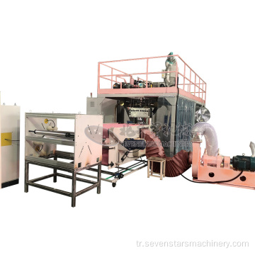 Dokumalı olmayan eriyen kumaş yapım makinesi üretim hattı